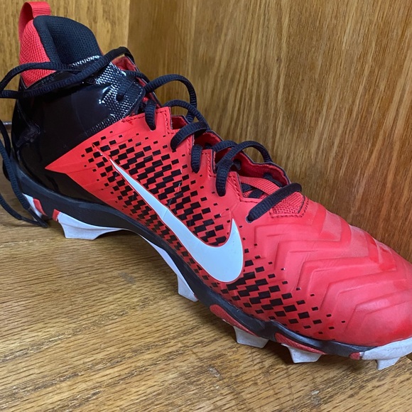 Red Nike Alpha Football Cleats Size 11.5 - Picture 2 of 3